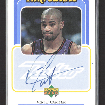 1999 Upper Deck Retro Inkredible Vince Carter #VC Auto