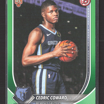 2025 Topps Bowman Cedric Coward #11 Green RC 66/99