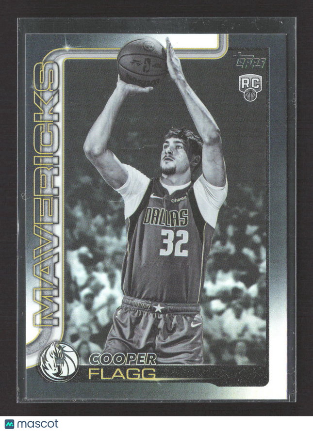 2025 Topps Flagship Cooper Flagg #201 Blackout RC