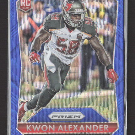 2015 Panini Prizm Kwon Alexander #259 Blue Wave RC 097/150