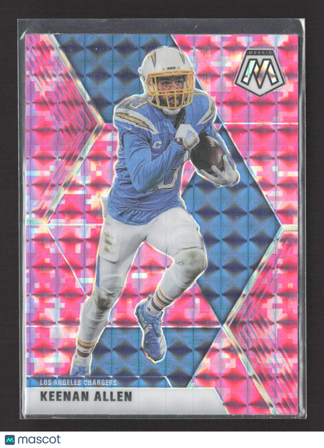 2020 Panini Mosaic Prizm Keenan Allen #112 Pink Camo