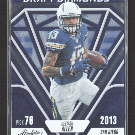 2023 Panini Absolute Football Draft Diamonds Keenan Allen #DD-19
