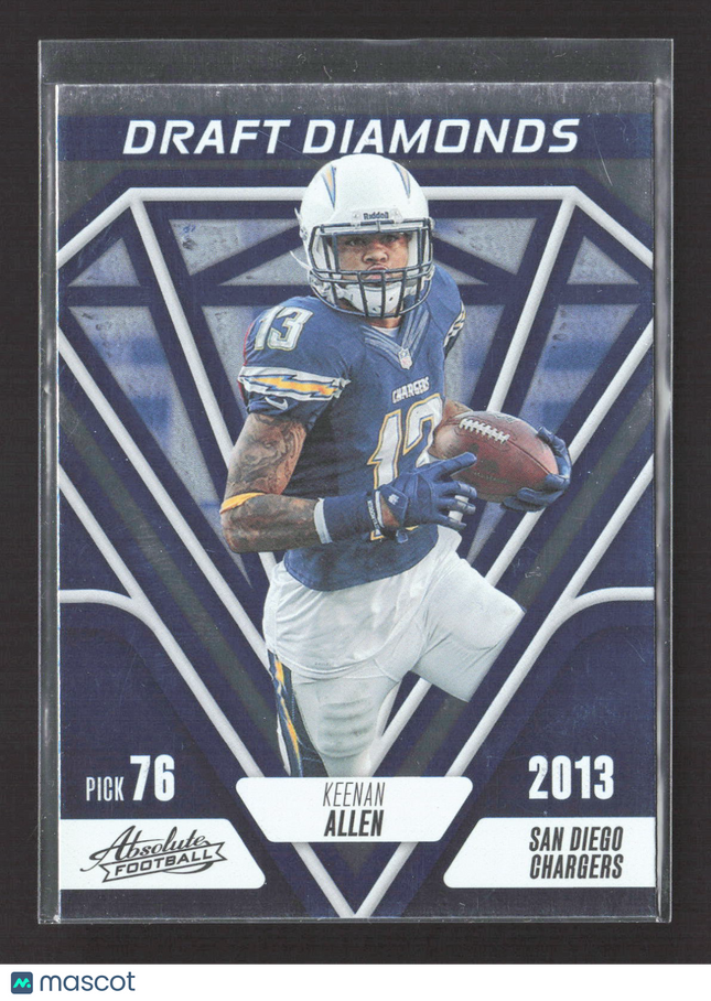 2023 Panini Absolute Football Draft Diamonds Keenan Allen #DD-19