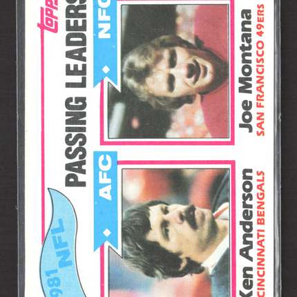 1982 Topps Joe Montana Ken Anderson #257