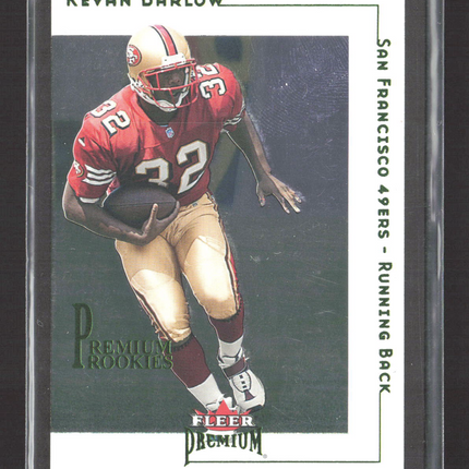 2001 Fleer Premium Kevan Barlow #233 Green 1989/2001