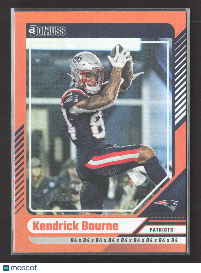 2024 Panini Donruss Football Kendrick Bourne #219 Orange 40/84