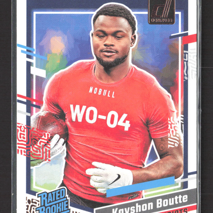 2023 Panini Donruss Football Kayshon Boutte #41 RC