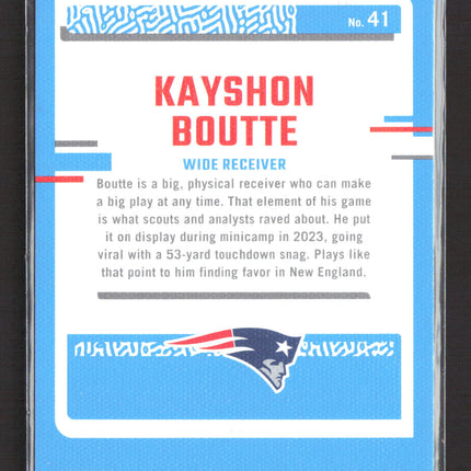 2023 Panini Donruss Football Kayshon Boutte #41 RC