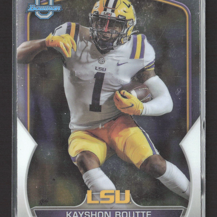 2022 Bowman University Kayshon Boutte #20 2022