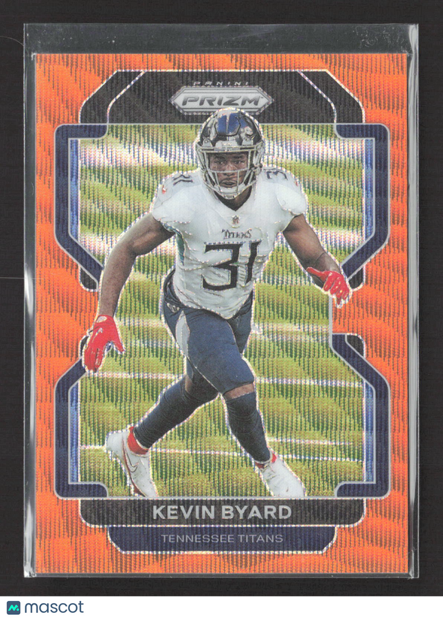 2021 Panini Prizm Kevin Byard #8 Orange Wave 15/60
