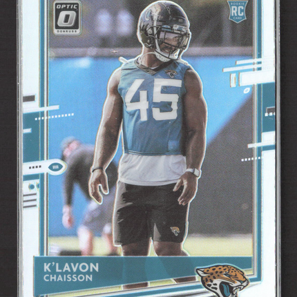 2020 Panini Donruss Optic Holo K'Lavon Chaisson #117 RC