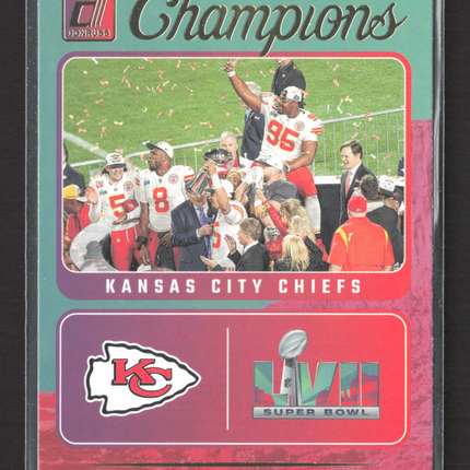 2023 Panini Donruss Champions Kansas City Chiefs #CHAMP-KC