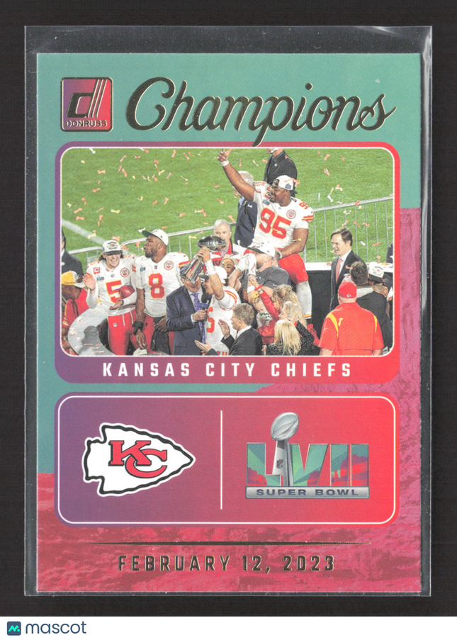 2023 Panini Donruss Champions Kansas City Chiefs #CHAMP-KC