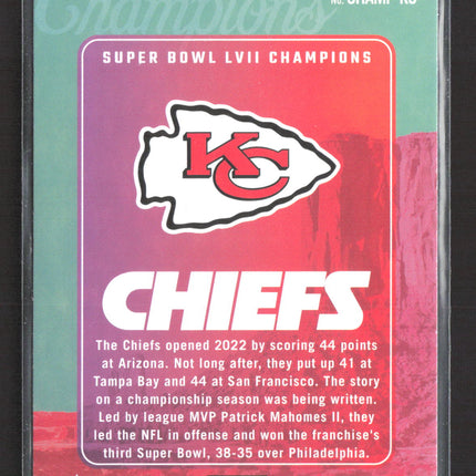 2023 Panini Donruss Champions Kansas City Chiefs #CHAMP-KC