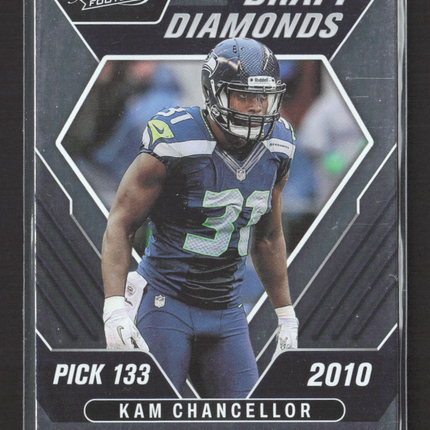 2022 Panini Absolute Football Draft Diamonds Kam Chancellor #DD-20