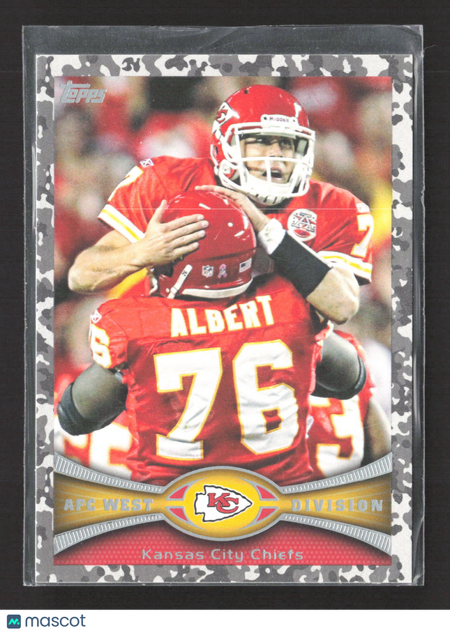 2012 Topps Kansas City Chiefs #81 Desert Camo Foil 082/399