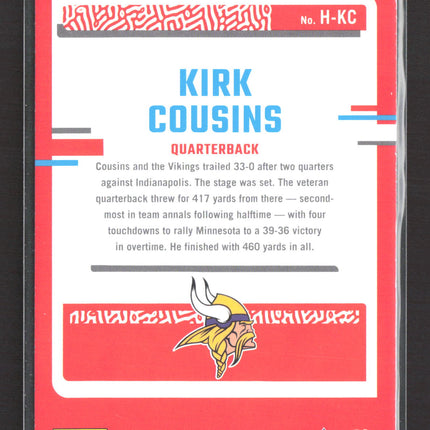 2023 Panini Donruss Highlights Kirk Cousins #H-KC
