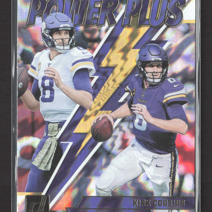 2023 Panini Donruss Power Plus Kirk Cousins #PP-20 Holo