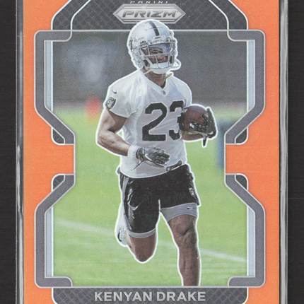 2021 Panini Prizm Kenyan Drake #181 Orange 009/249
