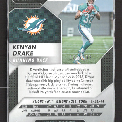 2016 Panini Prizm Kenyan Drake #204 Light Blue RC /199