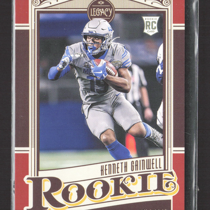 2021 Panini Legacy Football Kenneth Gainwell #168 185/299 RC