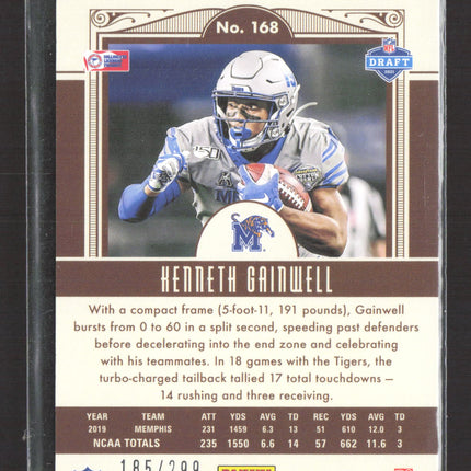 2021 Panini Legacy Football Kenneth Gainwell #168 185/299 RC