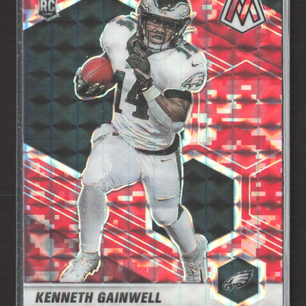 2021 Panini Prizm Mosaic Kenneth Gainwell #339 Red RC