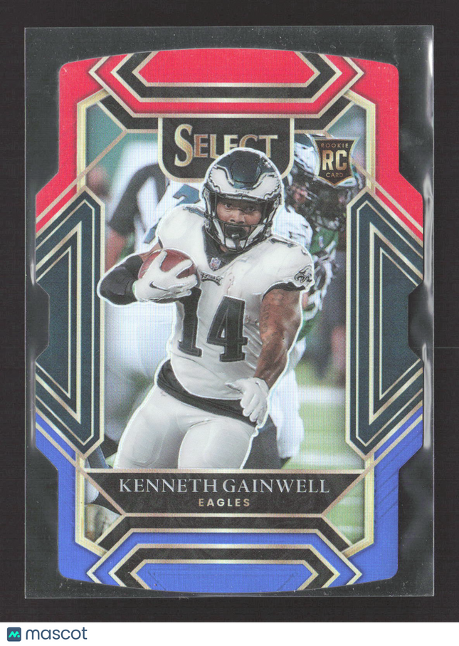 2022 Panini Select Club Level Kenneth Gainwell #281 Red White Blue RC