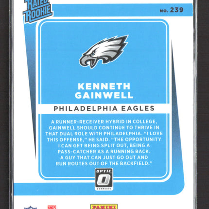 2021 Panini Donruss Optic Holo Kenneth Gainwell #239
