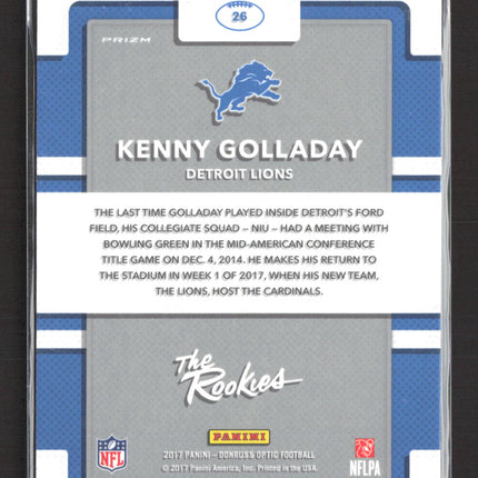 2017 Panini Donruss Optic The Rookies Kenny Golladay #26