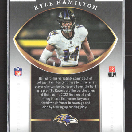 2023 Panini Select Football Kyle Hamilton #SCR-24 RC