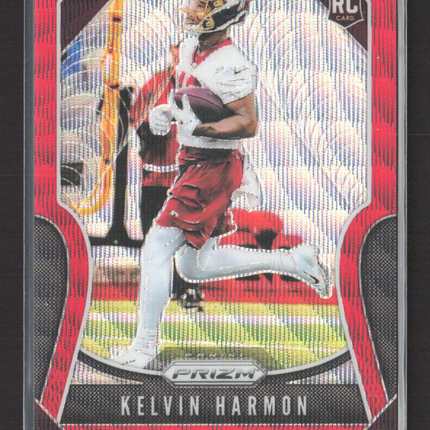 2019 Panini Prizm Kelvin Harmon #363 Red RC /149