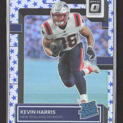 2023 Panini Donruss Optic Prizm Kevin Harris #283 Blue Stars