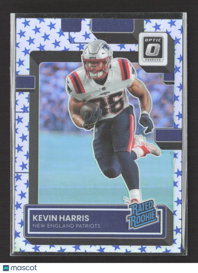 2023 Panini Donruss Optic Prizm Kevin Harris #283 Blue Stars