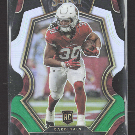 2023 Panini Select Prizm Keaontay Ingram #102 Green RC
