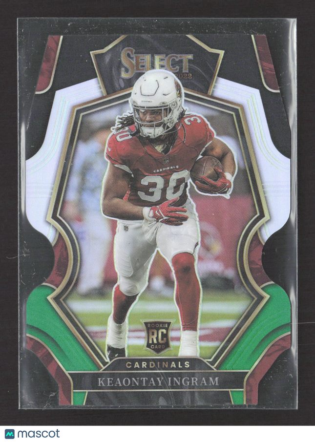 2023 Panini Select Prizm Keaontay Ingram #102 Green RC