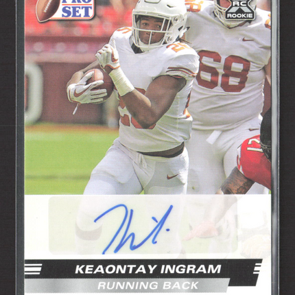 2022 Leaf Pro Set Keaontay Ingram #PSA-KI1 RC Auto