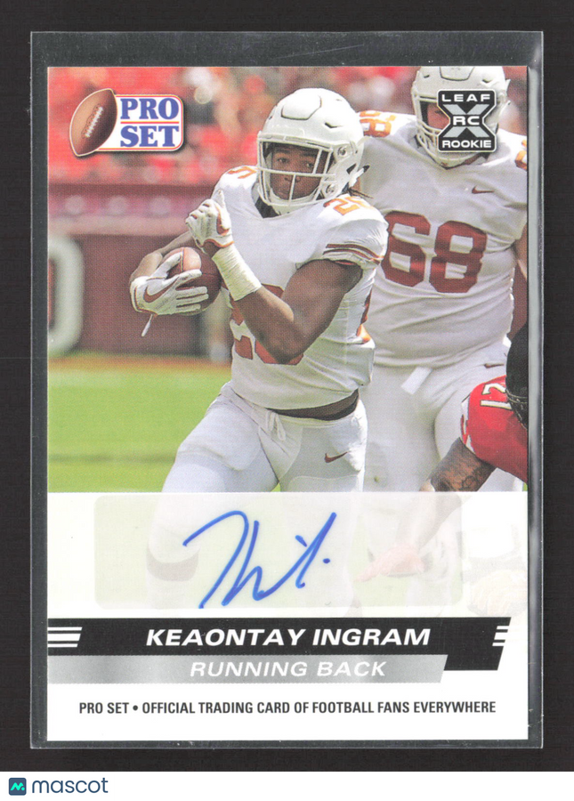 2022 Leaf Pro Set Keaontay Ingram #PSA-KI1 RC Auto