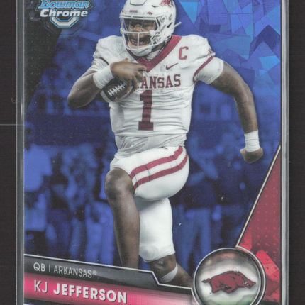 2023 Bowman Chrome University Mosaic KJ Jefferson #97 Sapphire
