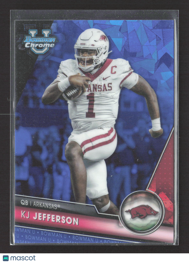 2023 Bowman Chrome University Mosaic KJ Jefferson #97 Sapphire