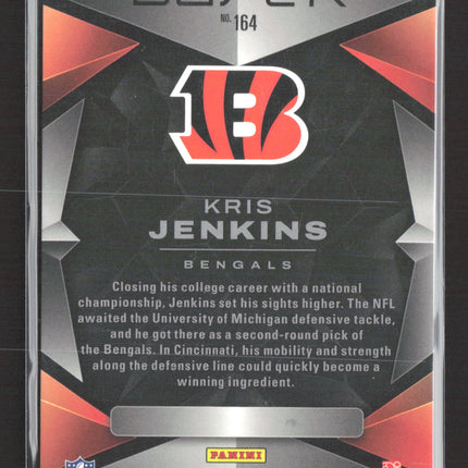 2024 Panini Black Football Kris Jenkins #164 RC