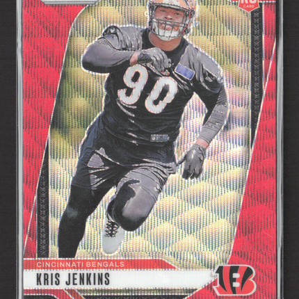 2024 Panini Prizm Football Kris Jenkins #364 Red RC 122/149
