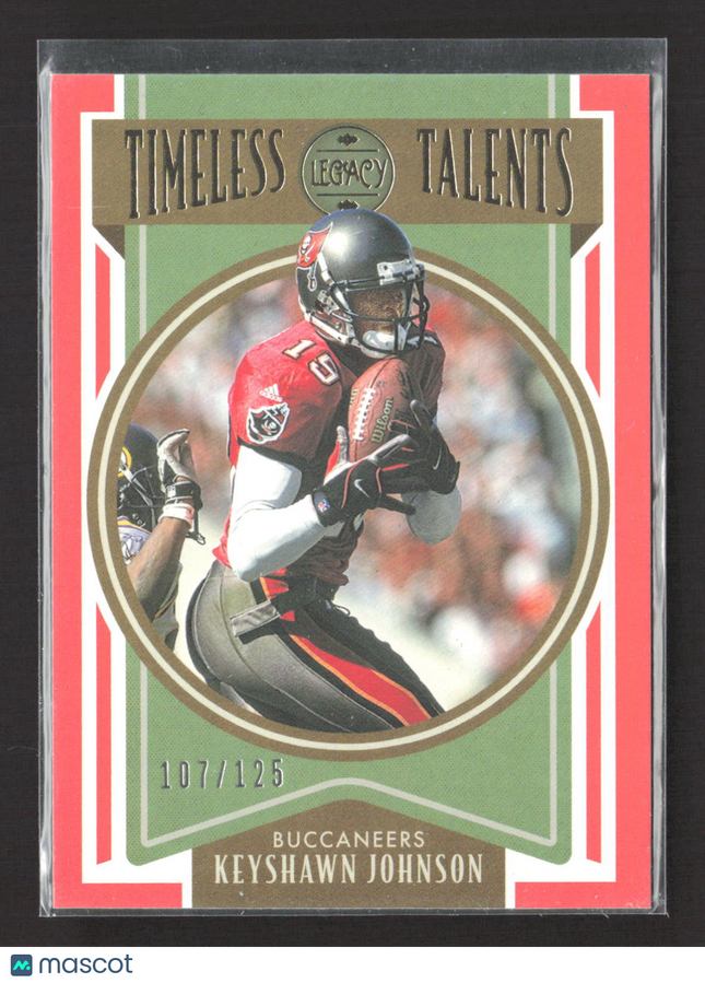 2022 Panini Legacy Timeless Talents Keyshawn Johnson #TT-16 Orange 107/125