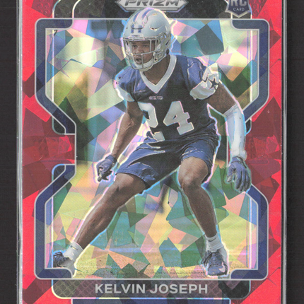 2021 Panini Prizm Kelvin Joseph #385 Red Ice RC