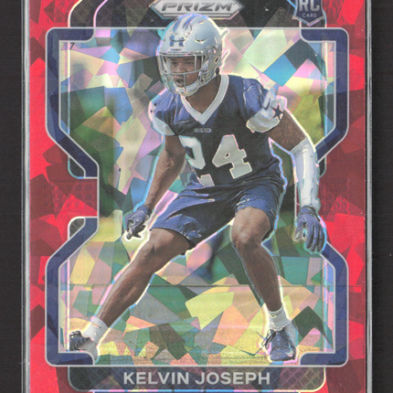 2021 Panini Prizm Kelvin Joseph #385 Red Ice RC