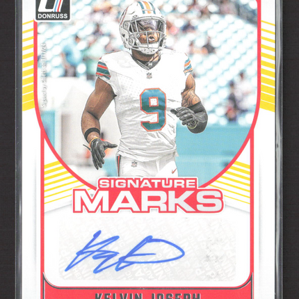 2024 Panini Donruss Signature Marks Kelvin Joseph #SMA-KJO Auto