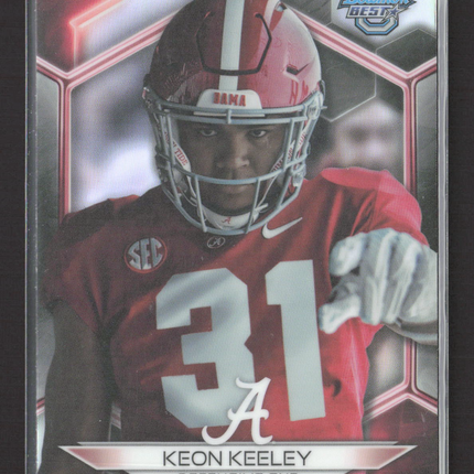 2023 Topps Bowman University Best Keon Keeley #5 Refractor