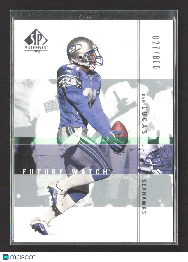 2001 Upper Deck SP Authentic Future Watch Ken Lucas #174 027/800