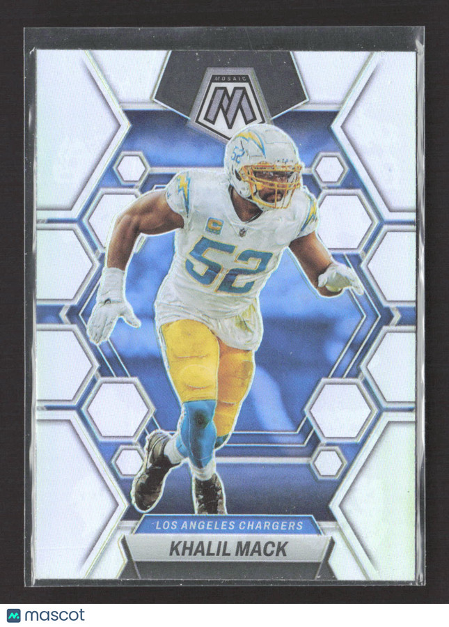 2023 Panini Mosaic Prizm Khalil Mack #132 Silver