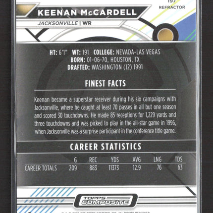 2024 Topps Composite Topps Finest Keenan McCardell #197 Refractor